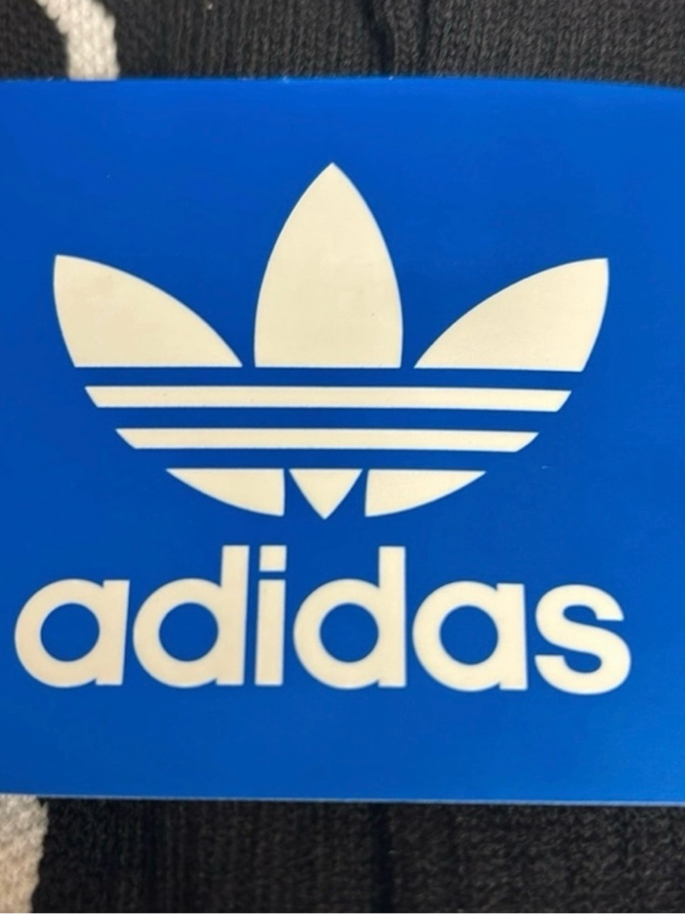 New Adidas Socks Men’s 6 Pair Black Crew Socks Logo Casual Athletic Activewear - Picture 6 of 12